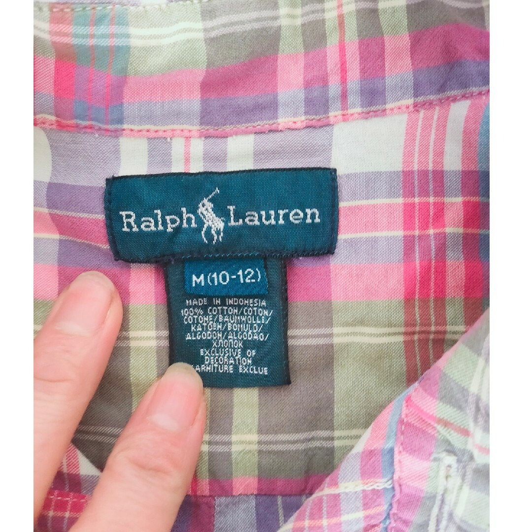 Ralph Lauren(ラルフローレン)の【RALPH LAUREN】ボタンダウンチェックシャツ レディースのトップス(シャツ/ブラウス(長袖/七分))の商品写真
