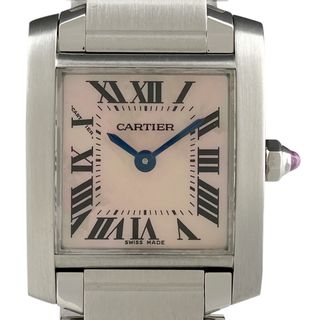 カルティエ(Cartier)のカルティエ タンクフランセーズ SM W51028Q3 クォーツ レディース 【中古】(腕時計)