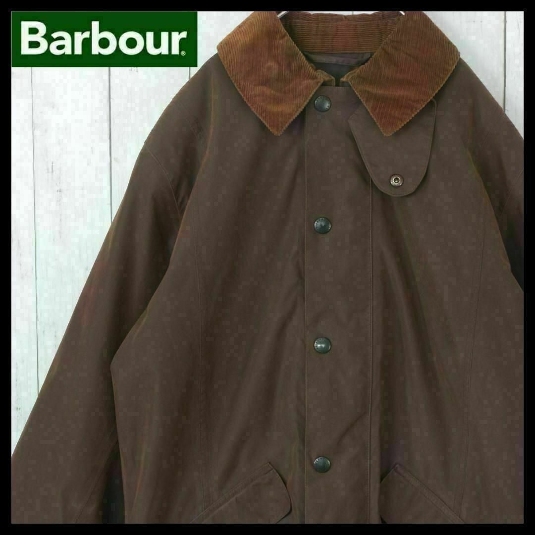 Barbour(バーブァー)の【希少】バブアー 3クラウン コート ジャケット ワックス Newdale L メンズのジャケット/アウター(ブルゾン)の商品写真