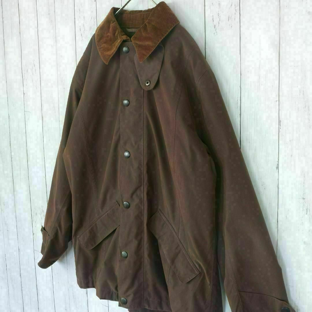 Barbour(バーブァー)の【希少】バブアー 3クラウン コート ジャケット ワックス Newdale L メンズのジャケット/アウター(ブルゾン)の商品写真