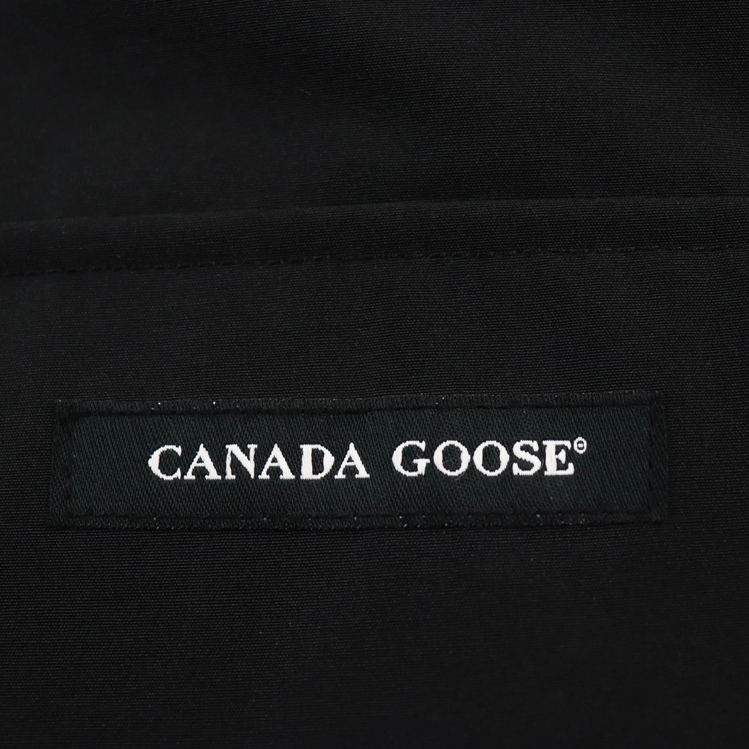 CANADA GOOSE(カナダグース)の良品●CANADA GOOSE カナダグース 4078JM KAMLOOPS カムループス ロゴワッペン付き フーデッドダウンジャケット ブラック S相当 カナダ製 国内正規品 メンズ メンズのジャケット/アウター(ダウンジャケット)の商品写真