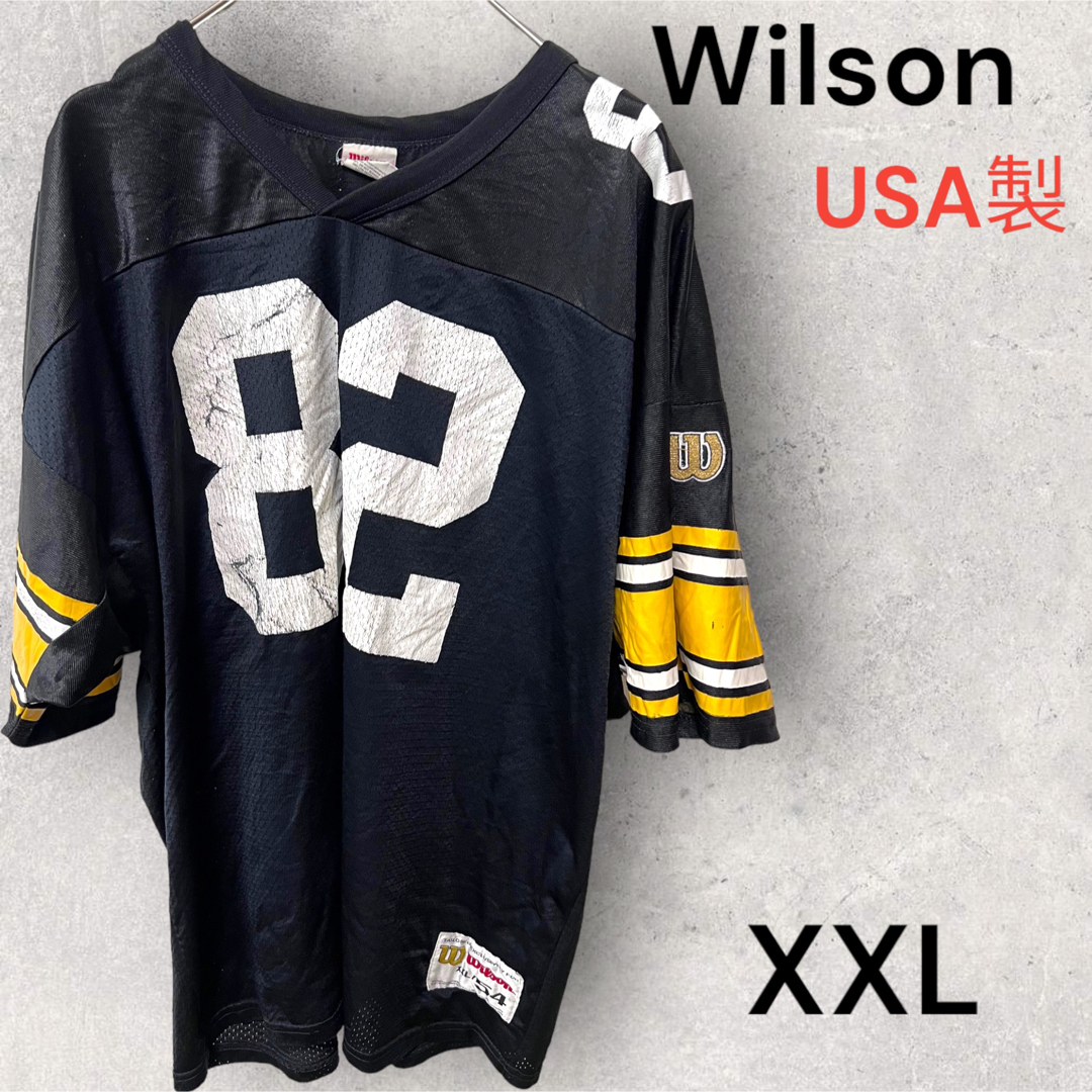 wilson(ウィルソン)の★アメカジ★ USA製　ビンテージTシャツ　メッシュ　Wilson XXLサイズ メンズのトップス(Tシャツ/カットソー(半袖/袖なし))の商品写真