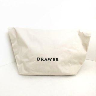 Drawer - Drawer(ドゥロワー) クラッチバッグ - アイボリー×黒 ナイロン