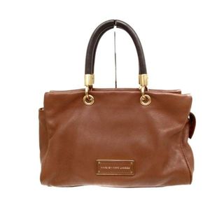 MARC BY MARC JACOBS(マークバイマークジェイコブス) ハンドバッグ トゥーホットトゥーハンドルサッチェル M3134005 ライトブラウン×ダークブラウン レザー