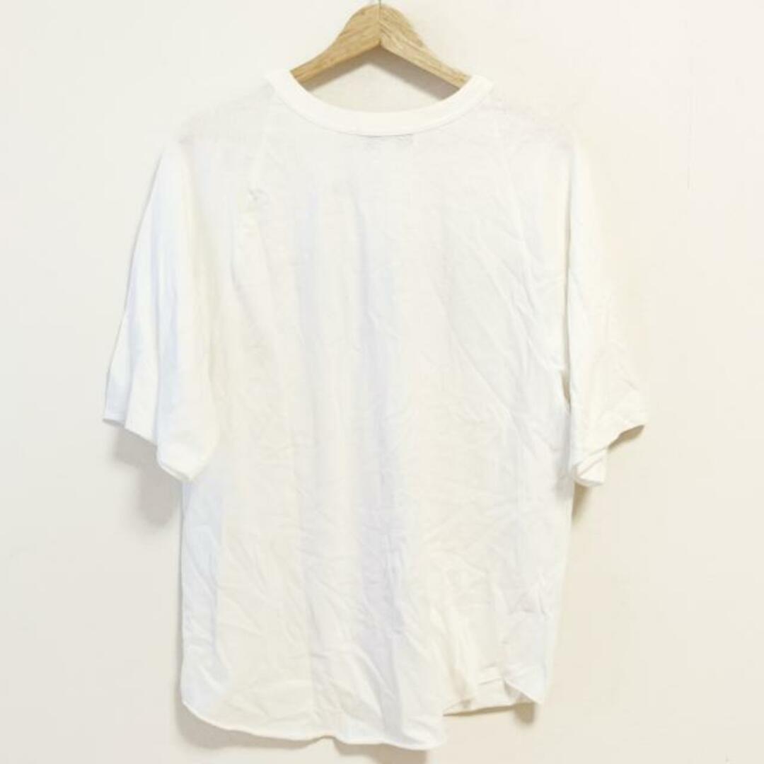 L'Appartement(アパルトモン) 半袖Tシャツ レディース - 白×黒 綿 レディースのトップス(Tシャツ(半袖/袖なし))の商品写真