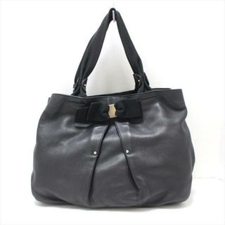 サルヴァトーレフェラガモ(Salvatore Ferragamo)のSalvatoreFerragamo(サルバトーレフェラガモ) トートバッグ ヴァラ 21B665 黒 レザー(トートバッグ)