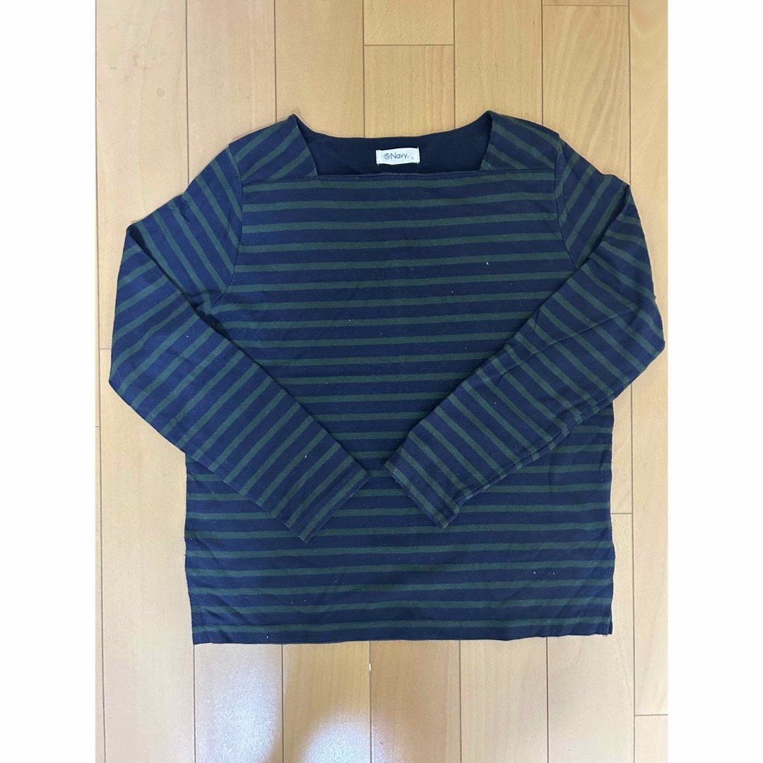 NAVY(ネイビー)のレディース　チェック　長袖 レディースのトップス(Tシャツ(長袖/七分))の商品写真