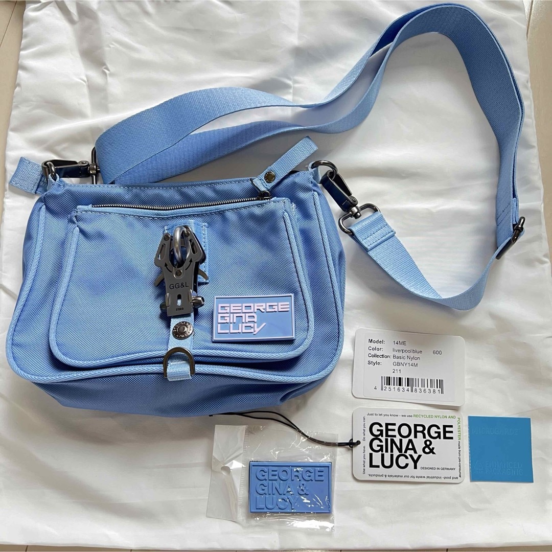 GEORGE GINA & LUCY ショルダーバッグ ブルーの通販 by Jennifer GEORGE GINA & LUCY ショルダーバッグ ブルーの通販 by Jennifer