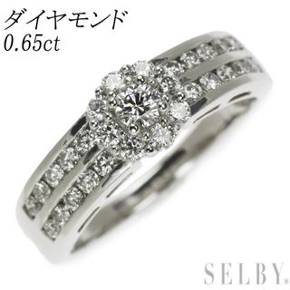 Pt950 ダイヤモンド リング 0.65ct(リング(指輪))