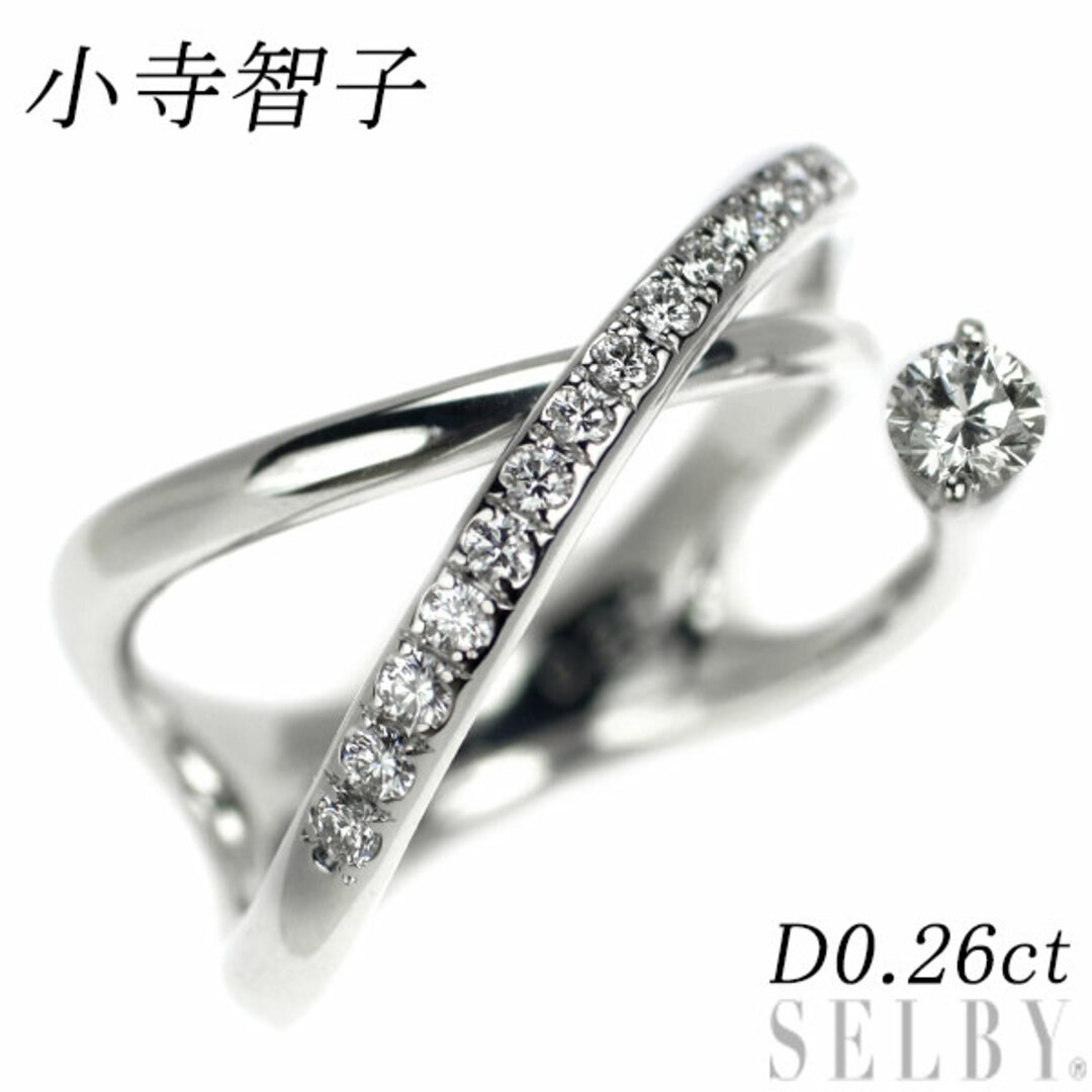 小寺智子 Pt900 ダイヤモンド リング 0.26ct シューティングスター レディースのアクセサリー(リング(指輪))の商品写真