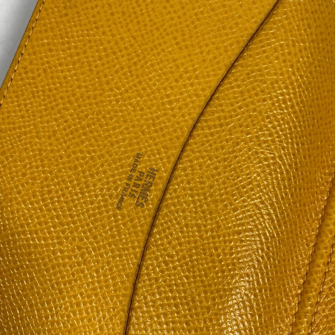 Hermes(エルメス)のエルメス HERMES アジェンダPM システム手帳 ステーショナリー 手帳カバー レザー X〇刻 イエロー メンズのファッション小物(手帳)の商品写真