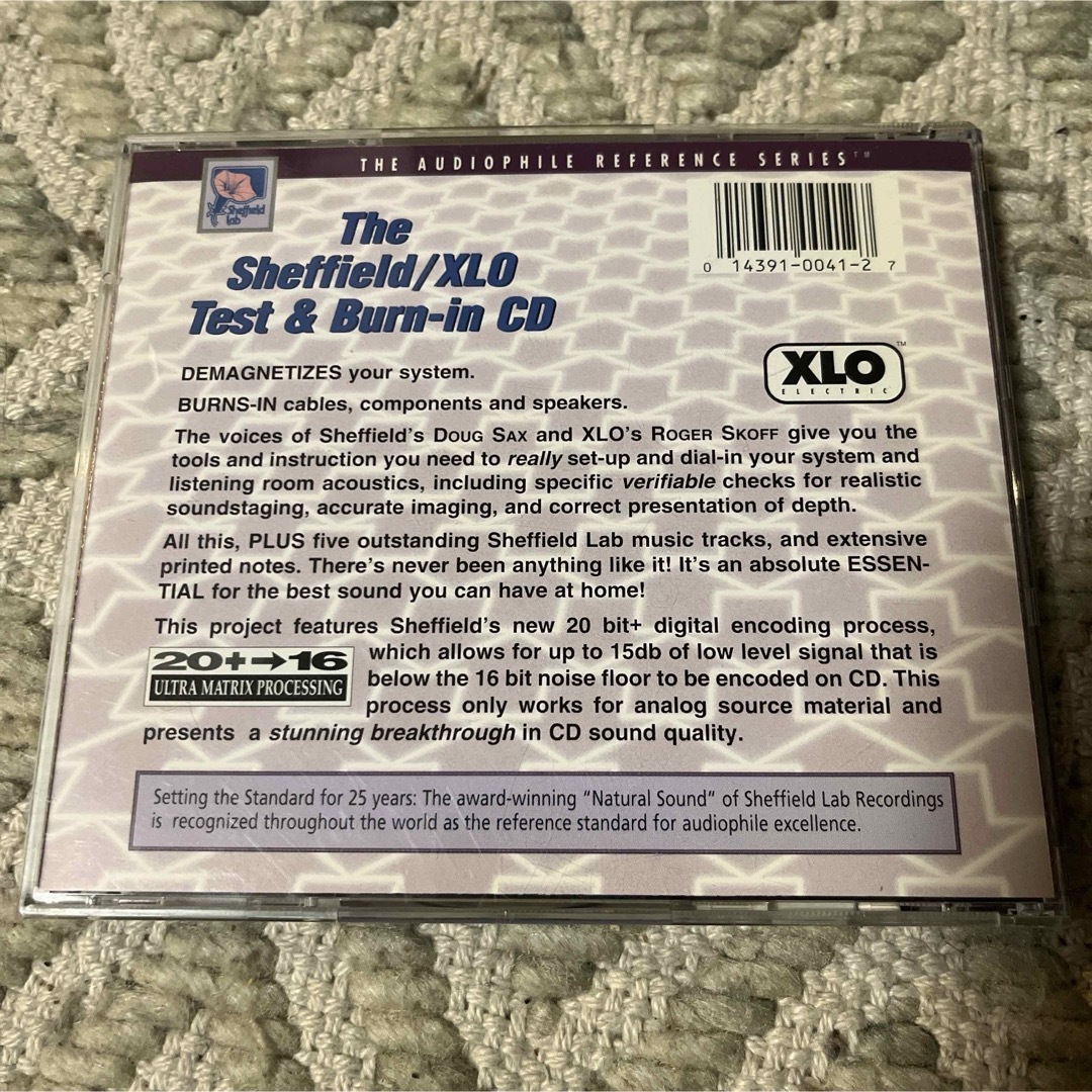 The Sheffield/XLO Test&Burn-in CD エンタメ/ホビーのCD(その他)の商品写真