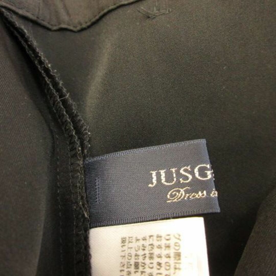 JUSGLITTY(ジャスグリッティー)のジャスグリッティー JUSGLITTY サスペワイドパンツ ロング 黒 0 レディースのパンツ(その他)の商品写真