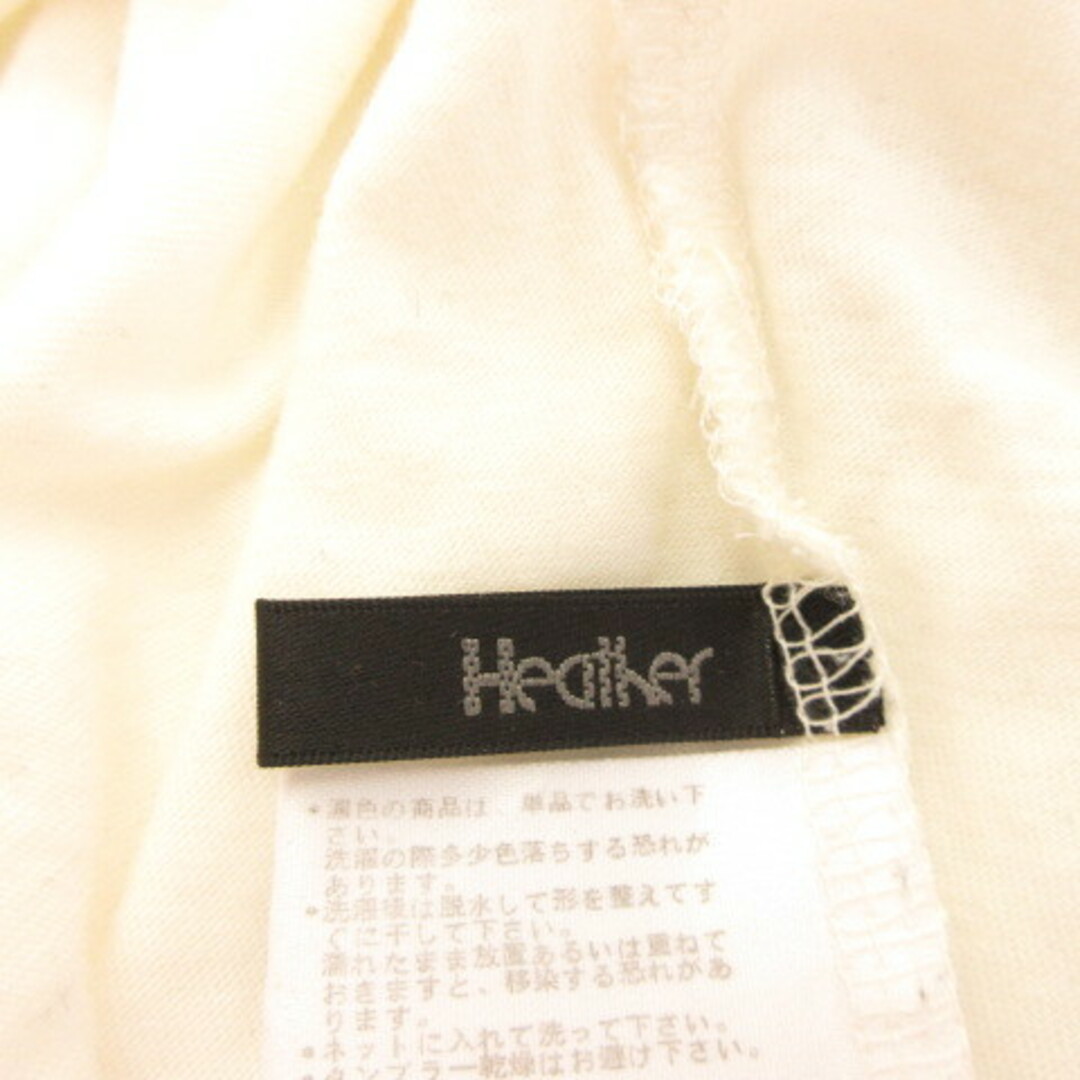 heather(ヘザー)のヘザー Heather キャミソール フリル オフホワイト 白 S *A840 レディースのトップス(キャミソール)の商品写真