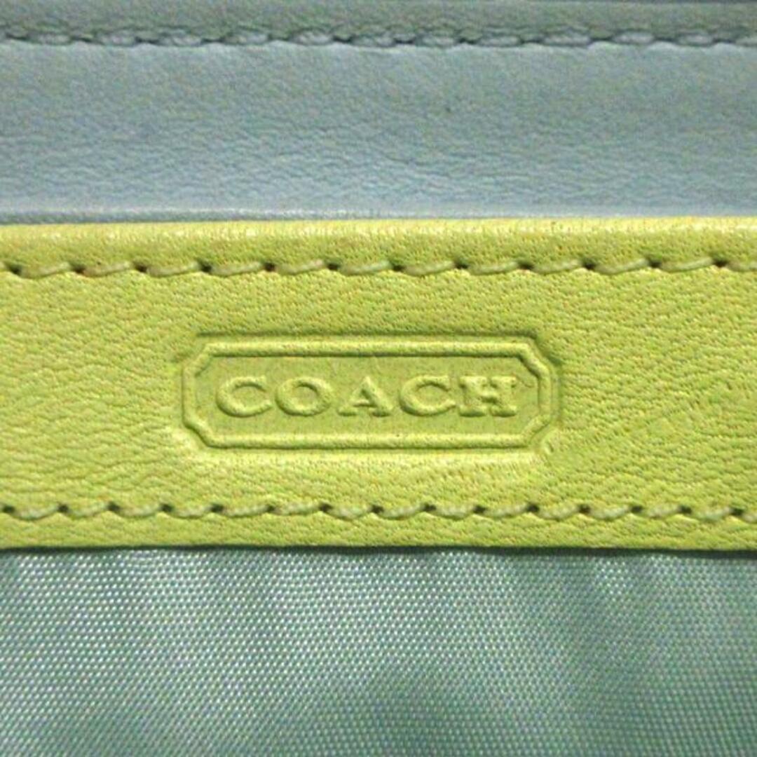 COACH(コーチ)のCOACH(コーチ) 長財布 - 47996 ライトブルー ラウンドファスナー レザー レディースのファッション小物(財布)の商品写真