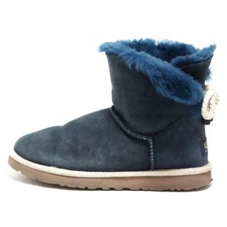 アグ(UGG)のUGG(アグ) ショートブーツ JAPAN 24 レディース セリーヌ 1006493 ネイビー ムートン(ブーツ)