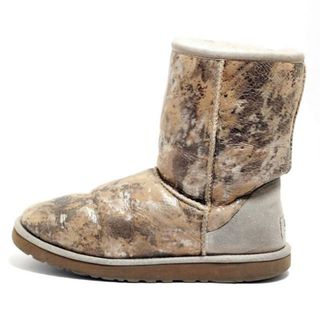 アグ(UGG)のUGG(アグ) ショートブーツ JAPAN 250 レディース - 3348 ライトブラウン×ベージュ×ダークブラウン ムートン(ブーツ)