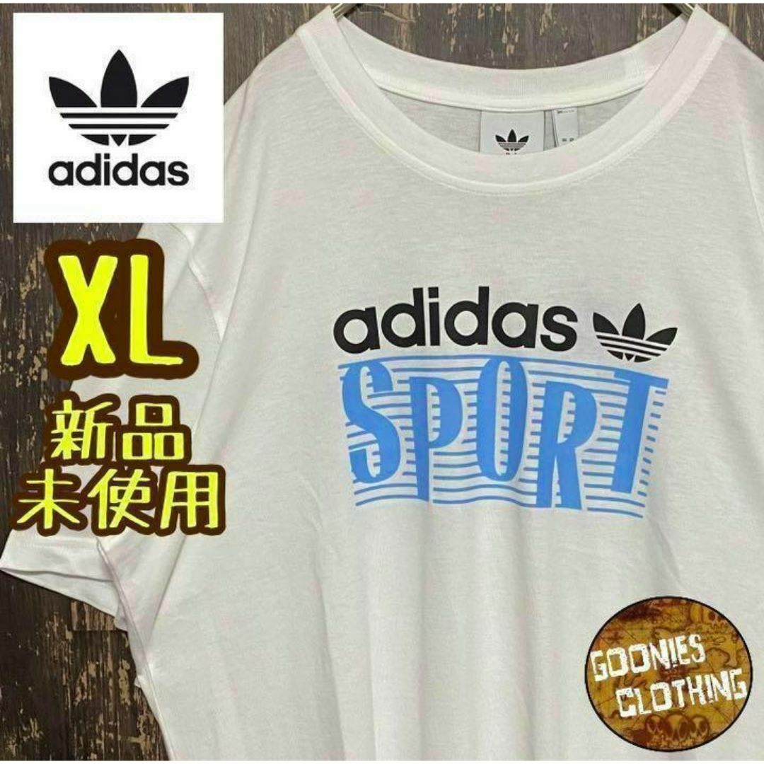 adidas(アディダス)のadidas アディダス トレフォイル 半袖　Tシャツ ホワイト 白 ワンピース メンズのトップス(Tシャツ/カットソー(半袖/袖なし))の商品写真