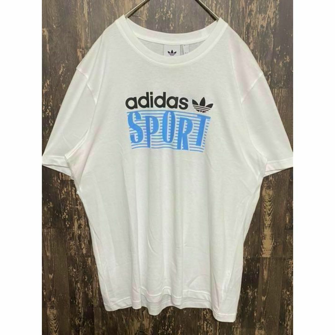 adidas(アディダス)のadidas アディダス トレフォイル 半袖　Tシャツ ホワイト 白 ワンピース メンズのトップス(Tシャツ/カットソー(半袖/袖なし))の商品写真