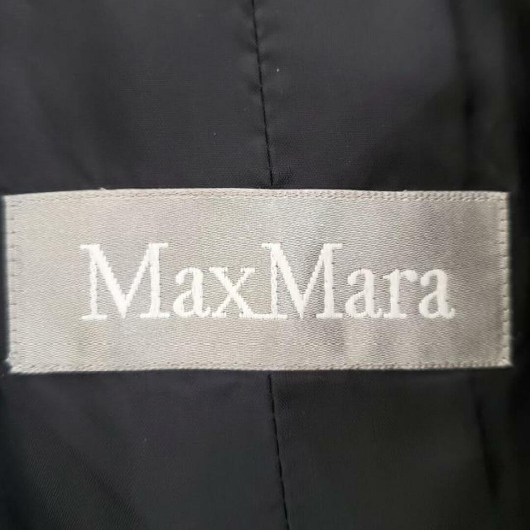 Max Mara(マックスマーラ)のMax Mara(マックスマーラ) ジャケット サイズJ 42 レディース美品  - 黒 ジップアップ/長袖/肩パッド/春/秋 レディースのジャケット/アウター(その他)の商品写真