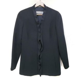 マックスマーラ(Max Mara)のMax Mara(マックスマーラ) ジャケット サイズJ 42 レディース美品  - 黒 ジップアップ/長袖/肩パッド/春/秋(その他)