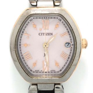 シチズン(CITIZEN)のCITIZEN(シチズン) 腕時計 XC(クロスシー) H058-T019137 レディース エコドライブ/電波 ライトピンク(腕時計)