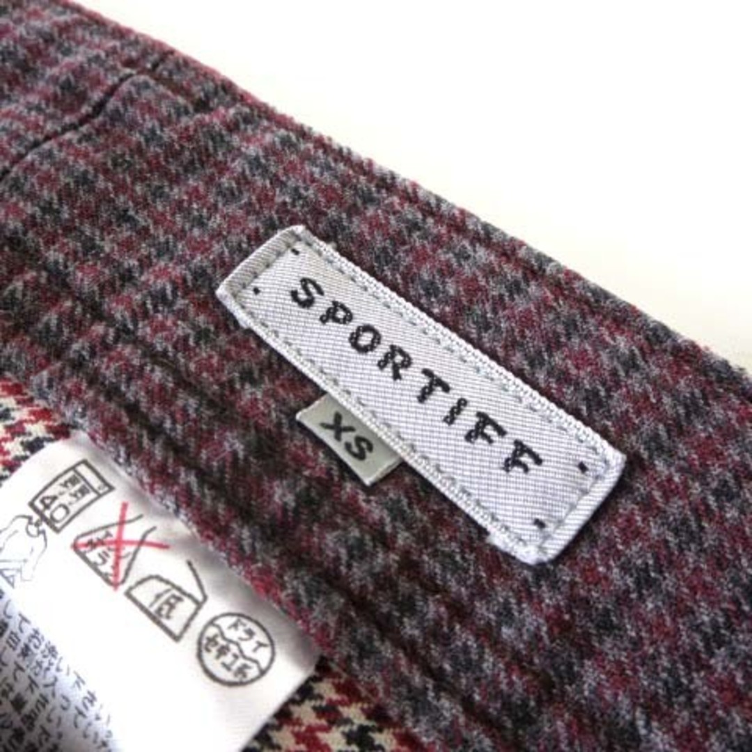 other(アザー)のスポーティフ SPORTIFF パンツ チェック コットン ストレッチ XS レディースのパンツ(その他)の商品写真