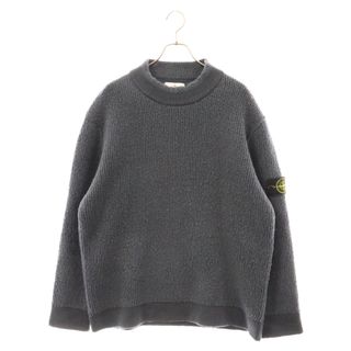 STONE ISLAND - STONE ISLAND ストーンアイランド モックネックウールセーター ニット 7115523B3 グレー XXL