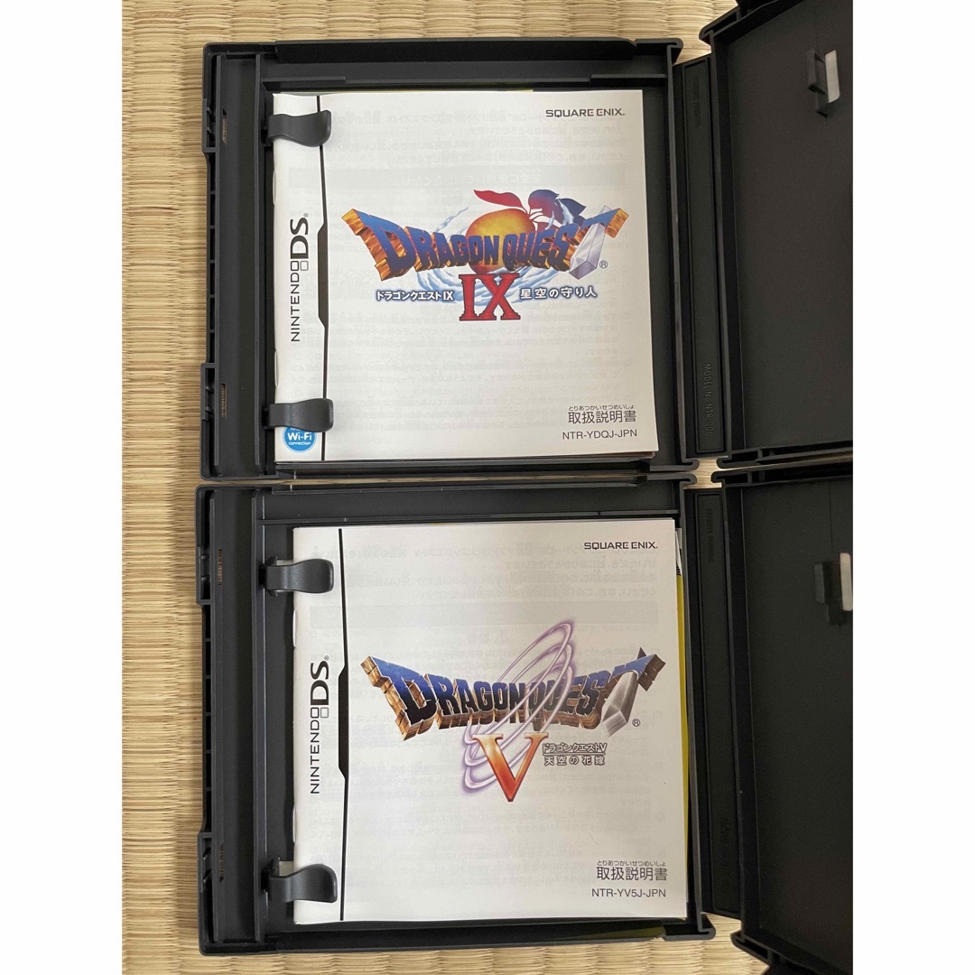 ニンテンドーDS(ニンテンドーDS)のDS ドラゴンクエスト　V 天空の花嫁　IX  星空の守り人　空箱　パッケージ エンタメ/ホビーのゲームソフト/ゲーム機本体(家庭用ゲームソフト)の商品写真