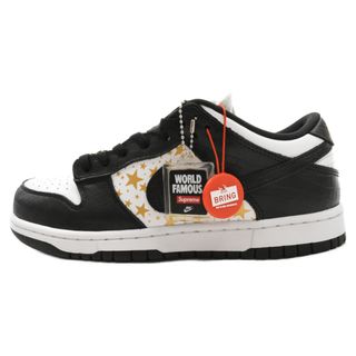 ナイキ(NIKE)のNIKE SB ナイキエスビー ×SUPREME DUNK LOW OG QS DH3228-102 シュプリーム ダンク ローカットスニーカー US8.5/26.5cm ブラック/ホワイト(スニーカー)