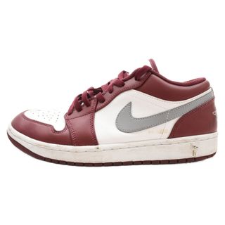 ナイキ(NIKE)のNIKE ナイキ AIR JORDAN 1 LOW CHERRYWOOD 553558-615 エアジョーダン 1 ロー チェリーウッド ローカットスニーカー レッド/ホワイト(スニーカー)