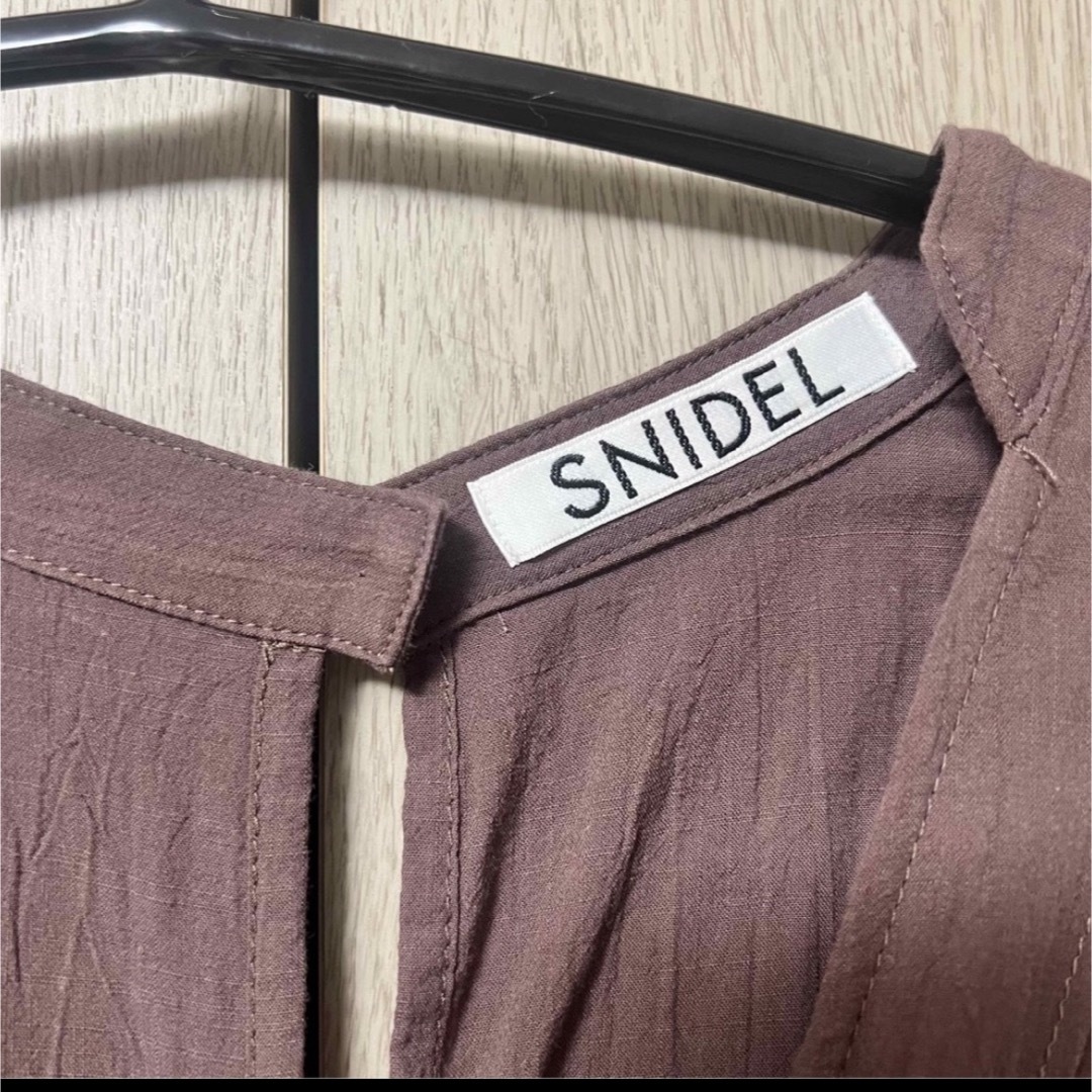 SNIDEL(スナイデル)の SNIDEL コットンカシュクールワンピース  レディースのワンピース(ロングワンピース/マキシワンピース)の商品写真