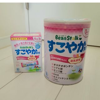 オオツカセイヤク(大塚製薬)のビーンスターク すこやかM1 大缶(800g) +ミニスティック50ml分×24(その他)