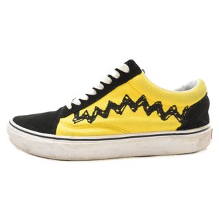 ヴァンズ(VANS)のVANS ヴァンズ ×Peanuts Old Skool Charlie Brown×ピーナッツ オールドスクール チャーリーブラウン ローカットスニーカー VN0A38G1OHJ ブラック/イエロー US8.5/26.5cm(スニーカー)