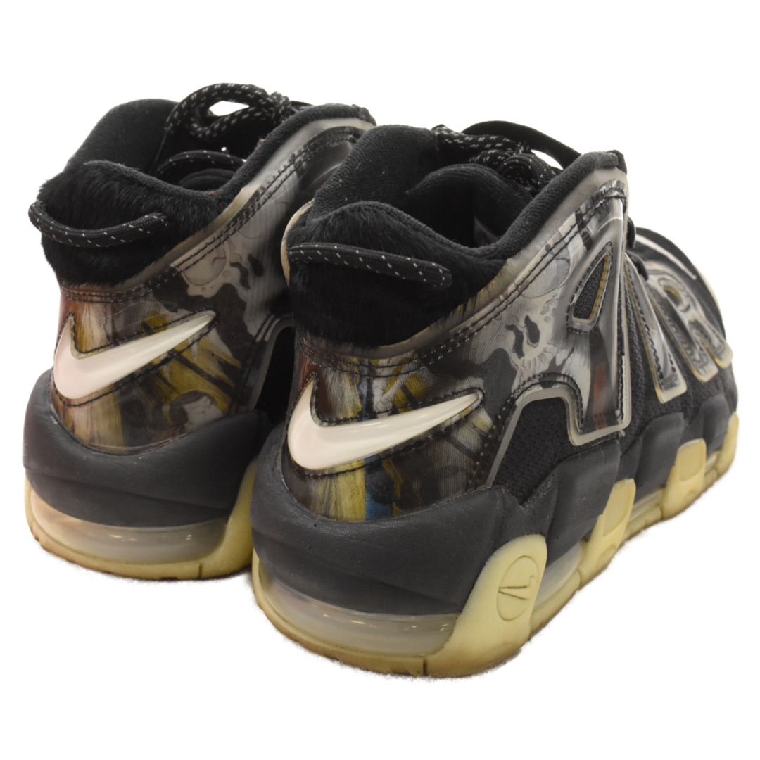 NIKE(ナイキ)のNIKE ナイキ AIR MORE UPTEMPO 96 歌川国芳 / 相馬の古内裏 エアモアアップテンポ ハイカットスニーカー ブラック US7.5/25.5cm DM6213-045 メンズの靴/シューズ(スニーカー)の商品写真