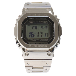 CASIO G-SHOCK カシオ ジーショック FULL METAL 電波ソーラー腕時計 シルバー GWM-B5000D-1JF(腕時計(アナログ))