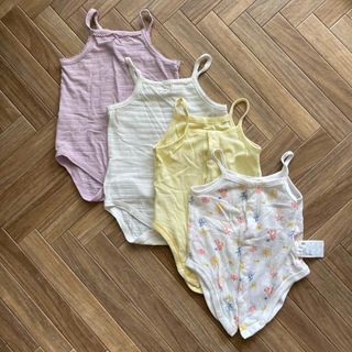 ユニクロ(UNIQLO)の【専用】【UNIQLO】【西松屋】キャミソール ロンパース 70cm おまとめ(肌着/下着)