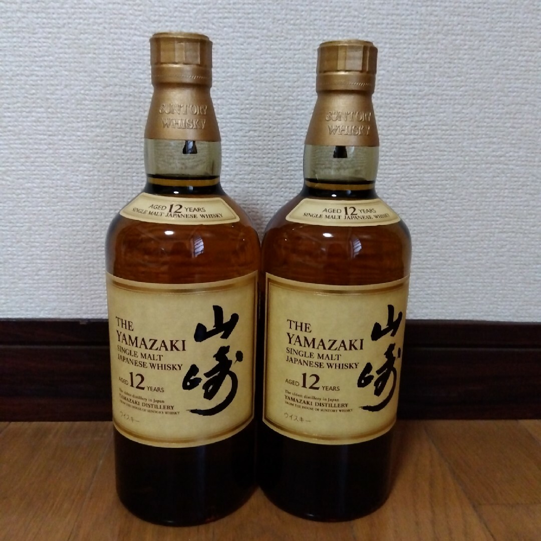 山崎12年、2本セット 食品/飲料/酒の酒(ウイスキー)の商品写真