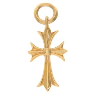 クロムハーツ(Chrome Hearts)のCHROME HEARTS クロムハーツ 22K TINY CH CROSS タイニーCHクロス チャーム ゴールドネックレストップ(ネックレス)