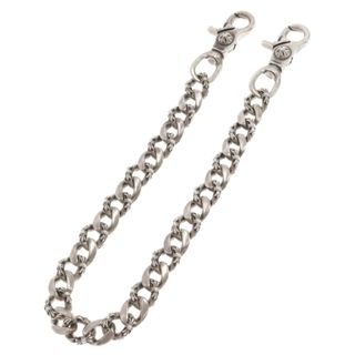 クロムハーツ(Chrome Hearts)のCHROME HEARTS クロムハーツ FANCY LONG-2/2クリップロングファンシー シルバーウォレットチェーン(ウォレットチェーン)