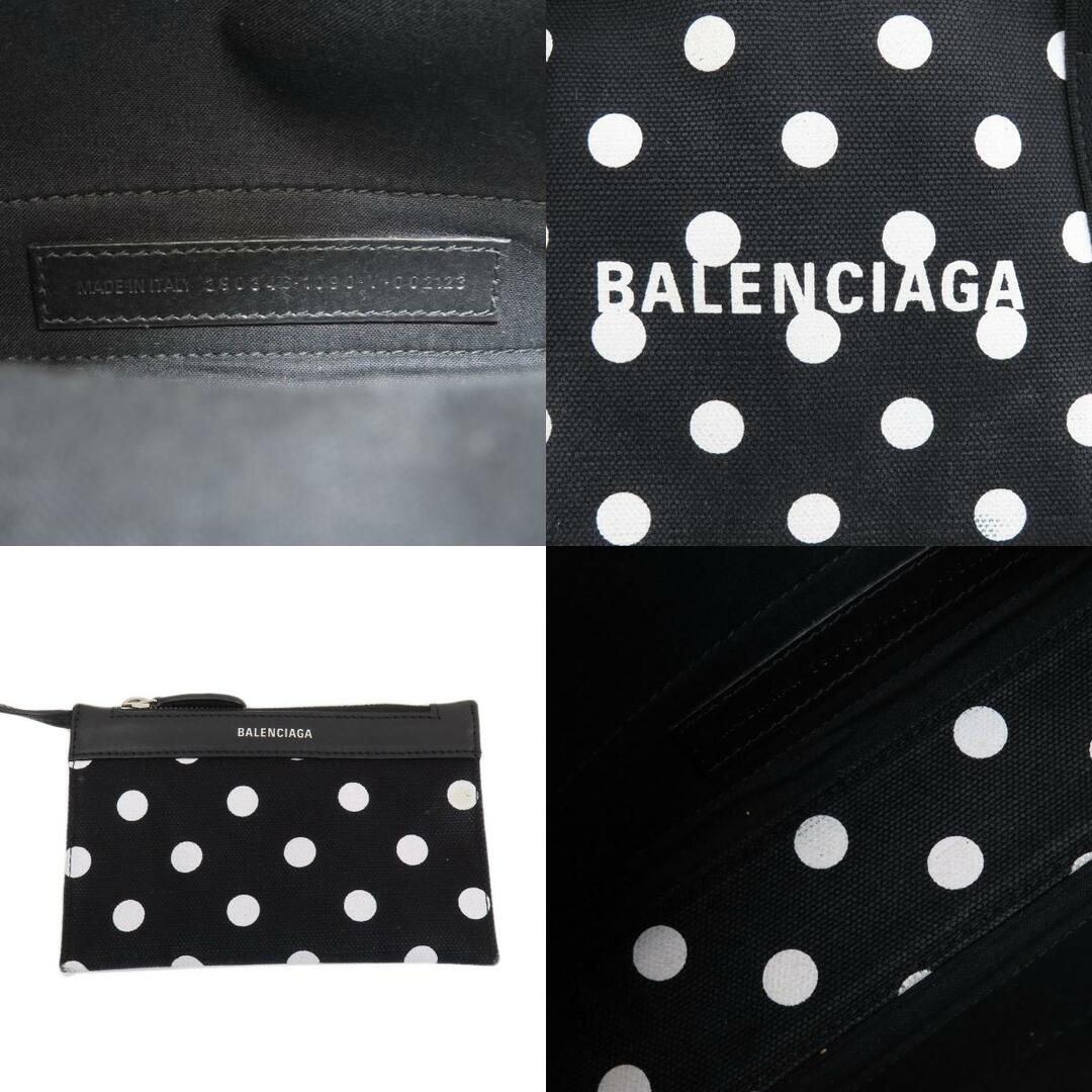 Balenciaga(バレンシアガ)のBALENCIAGA ネイビーカバスXS 2WAY ドット柄 ハンドバッグ キャンバス レディース レディースのバッグ(ハンドバッグ)の商品写真