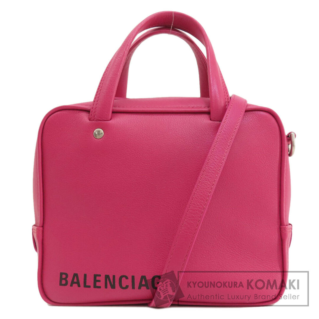 Balenciaga(バレンシアガ)のBALENCIAGA ロゴ 2WAY ハンドバッグ レザー レディース レディースのバッグ(ハンドバッグ)の商品写真