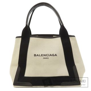 バレンシアガ(Balenciaga)のBALENCIAGA ネイビーカバス トートバッグ キャンバス レディース(トートバッグ)