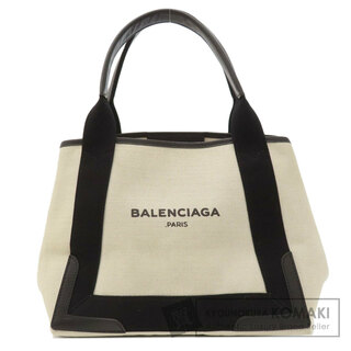 Balenciaga - BALENCIAGA ネイビーカバス トートバッグ キャンバス レディース