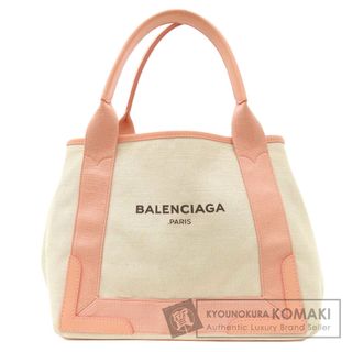 バレンシアガ(Balenciaga)のBALENCIAGA ネイビーカバス トートバッグ キャンバス レディース(トートバッグ)