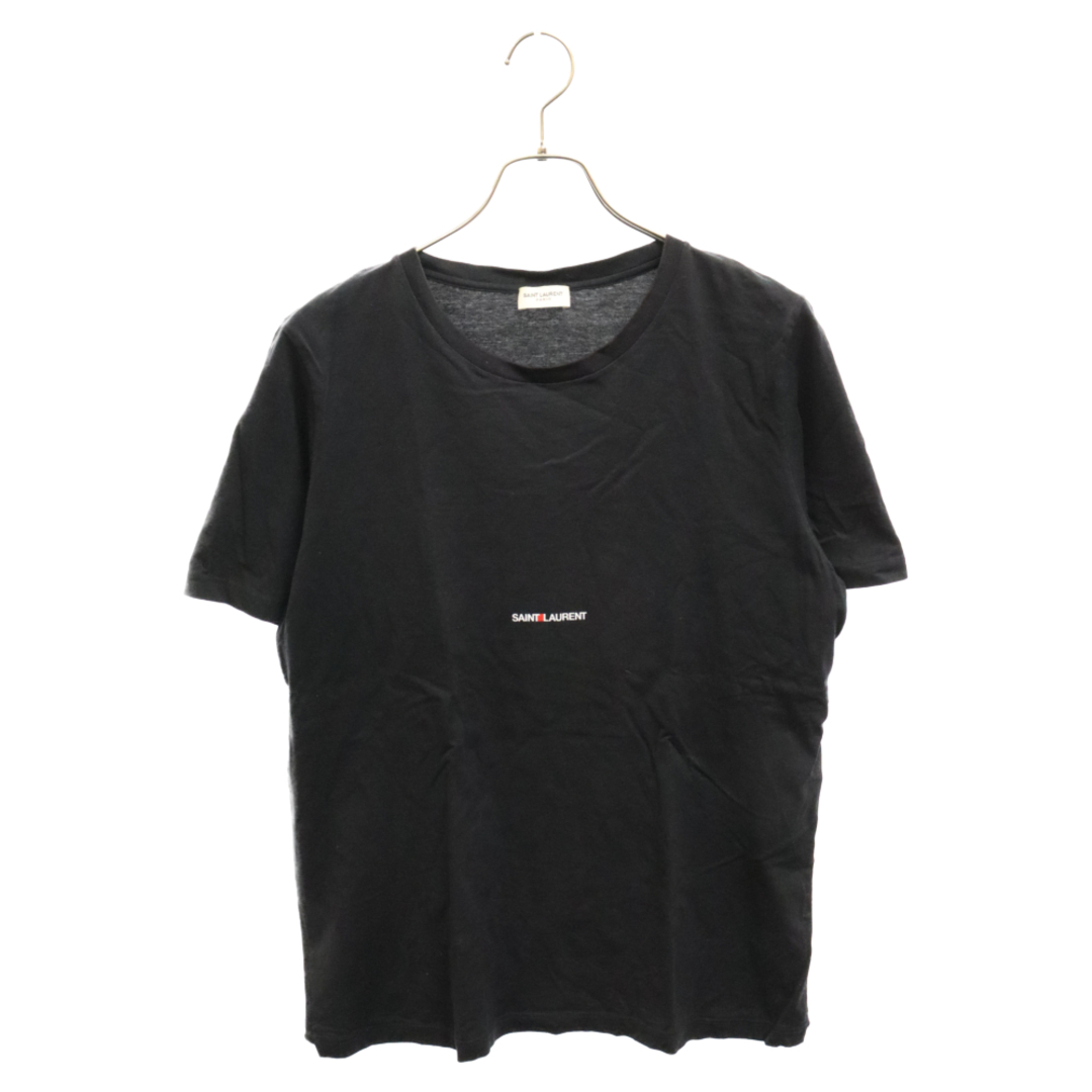 Saint Laurent(サンローラン)のSAINT LAURENT PARIS サンローランパリ 19AW SAINT LAURENT Logo S/S Tee 464572 YB2DQ サンローランロゴ ショートスリーブ コットン半袖Tシャツ カットソー ブラック メンズのトップス(Tシャツ/カットソー(半袖/袖なし))の商品写真