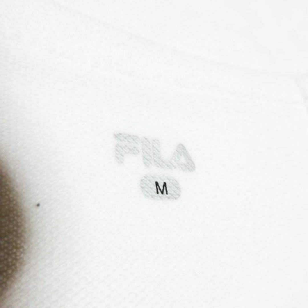 FILA(フィラ)のFILA Tシャツ カットソー 半袖 総柄 M ホワイト 220530AO10A レディースのトップス(カットソー(半袖/袖なし))の商品写真