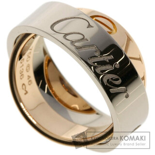カルティエ(Cartier)のCARTIER シークレット ラブリング #46 リング・指輪 K18WG K18PG レディース(リング(指輪))