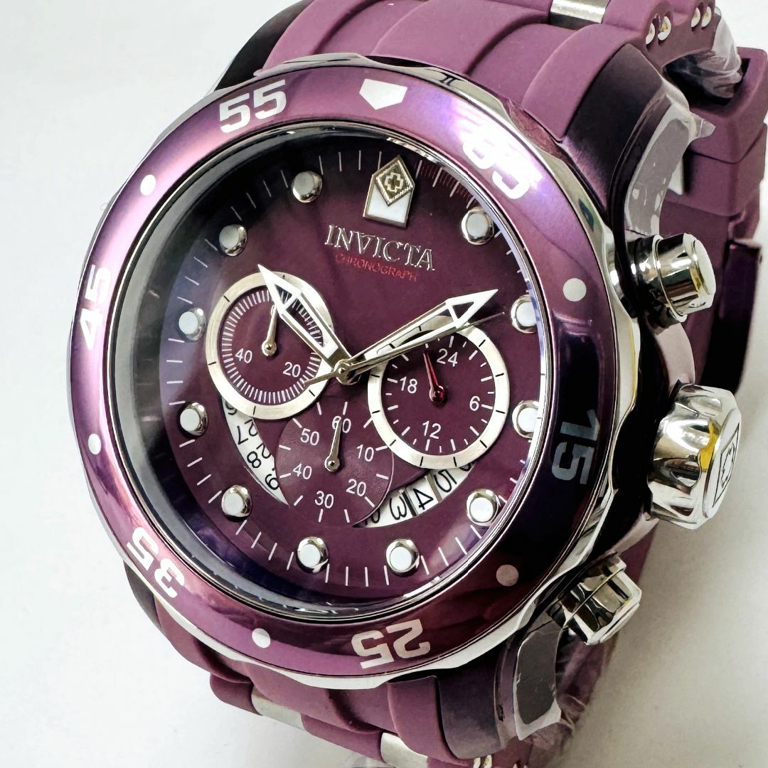 INVICTA - 【新品】インビクタ/腕時計/ダイバー/防水100m/クロノグラフ/スモセコ