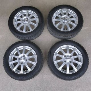 ブリヂストン(BRIDGESTONE)のブリヂストンVRX155/65R14スタッドレスタイヤホイール付き4本セット(タイヤ・ホイールセット)